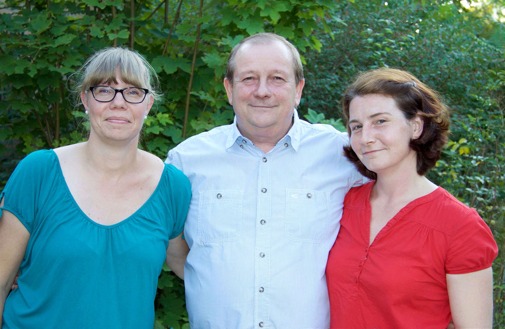 v.l.n.r. Jana Jäger, Thomas Riedel, Claudia Krüger